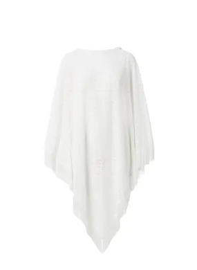 Blair White Poncho