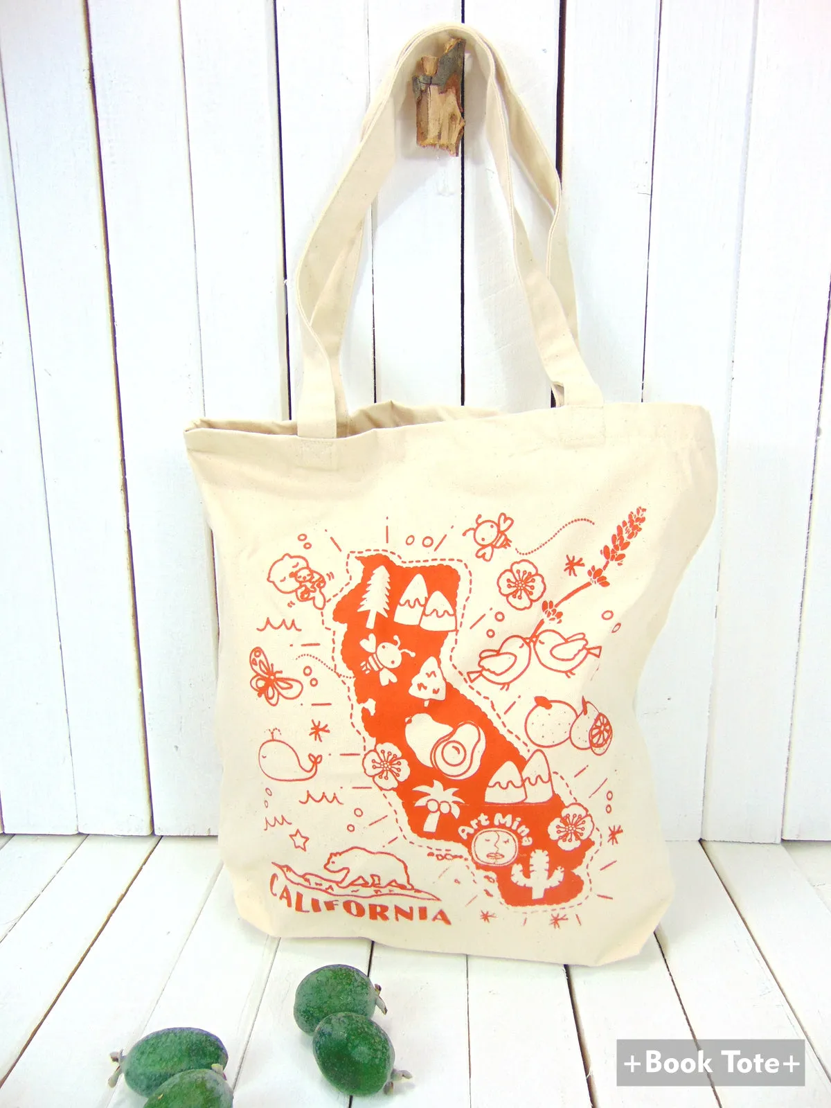 Canvas Tote Bag "California Map" [FREE SHIPPING]