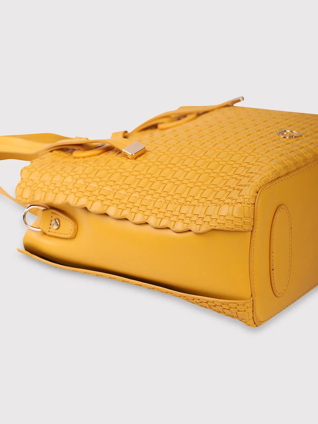 Caprese Andrea Satchel Medium Handbag Yellow