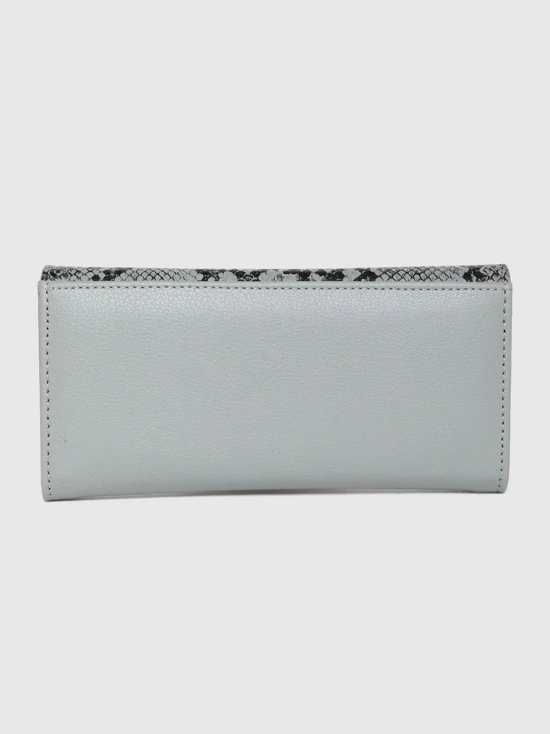 Caprese Bluma Flapover Wallet Large Grey