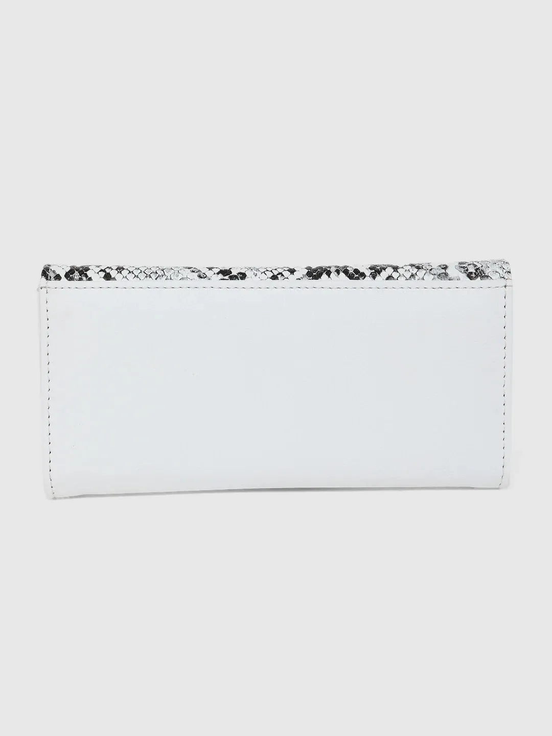 Caprese Bluma Flapover Wallet Large White