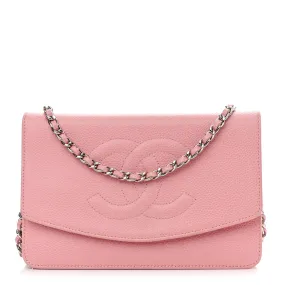 Chanel Caviar Timeless Cc Wallet On