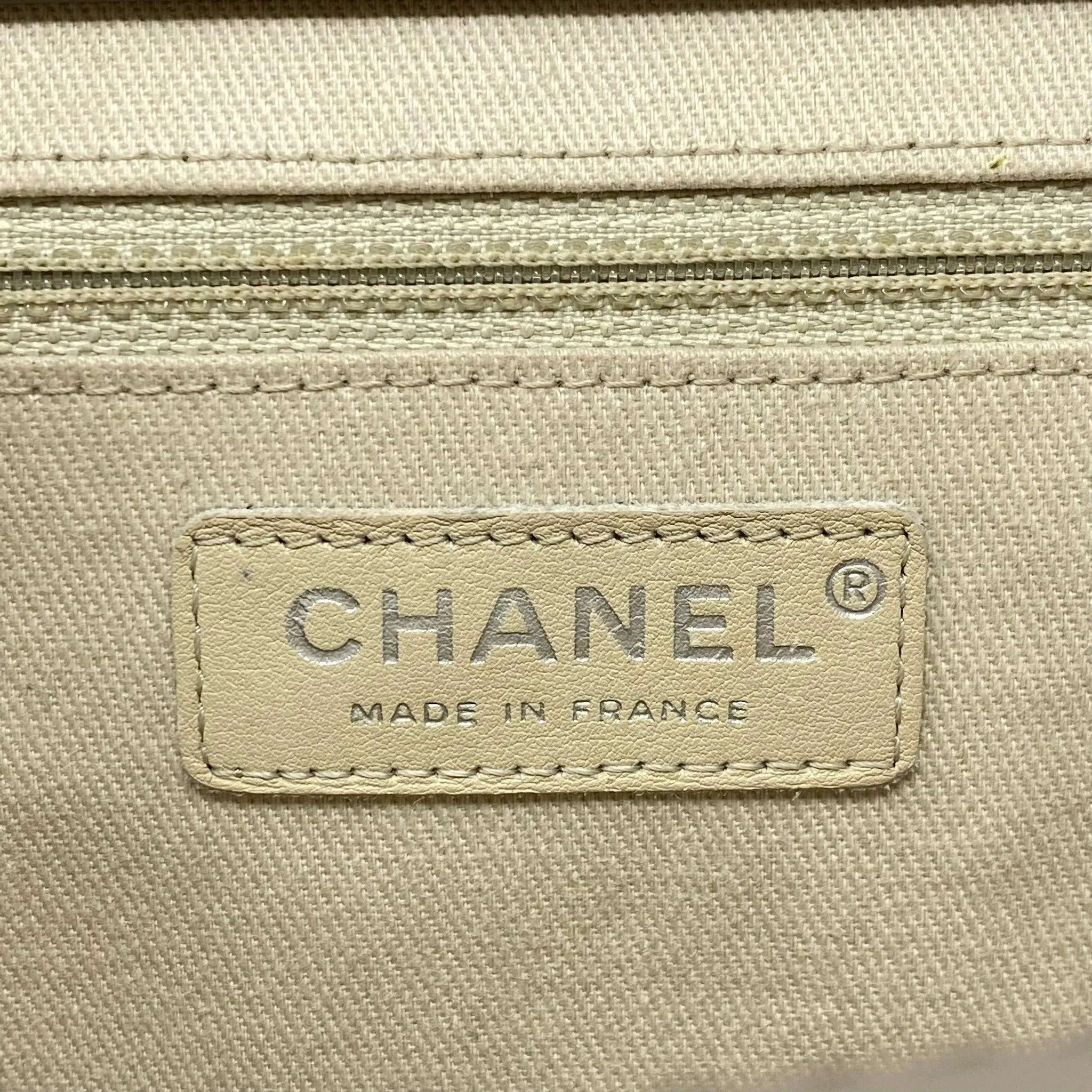 Chanel Taupe Patent Timeless Large Clutch