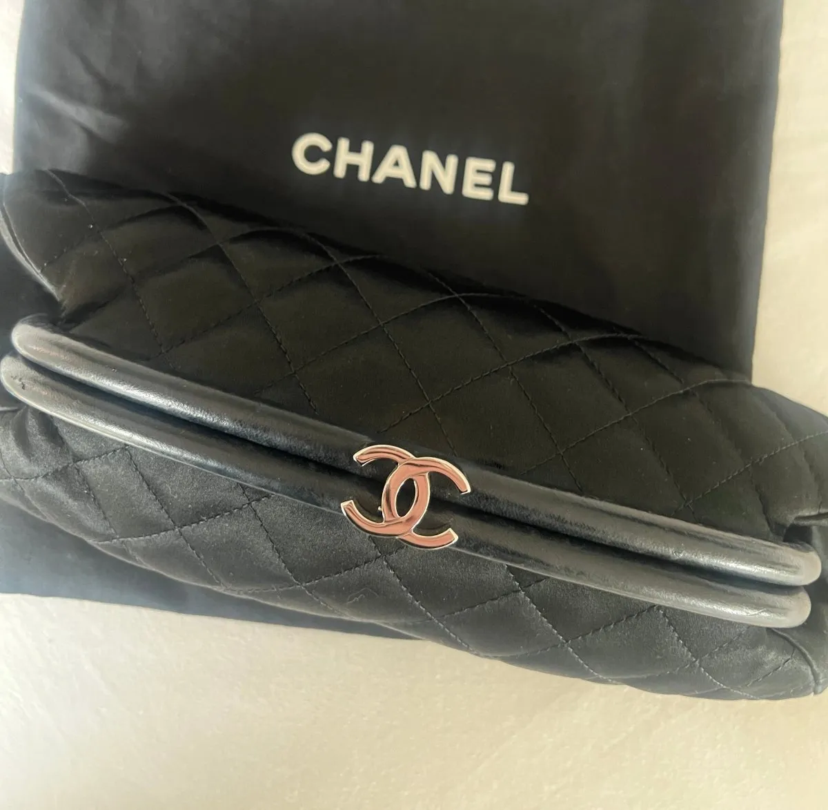 CHANEL timeless quilted Clutch