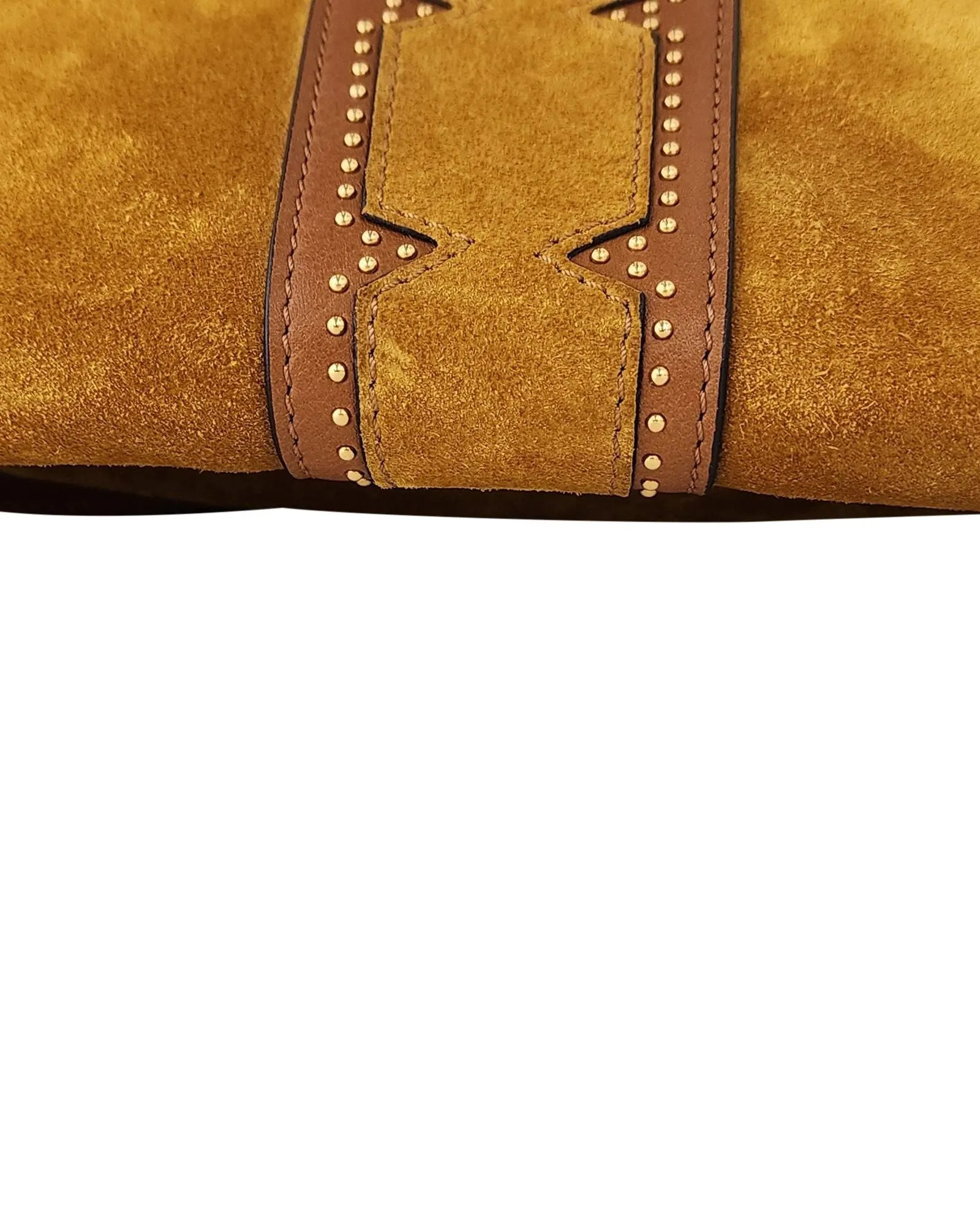 Chloé Medium Lexa Satchel Bag in Brown Suede