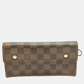 Damier Ebene Canvas Accordeon Wallet