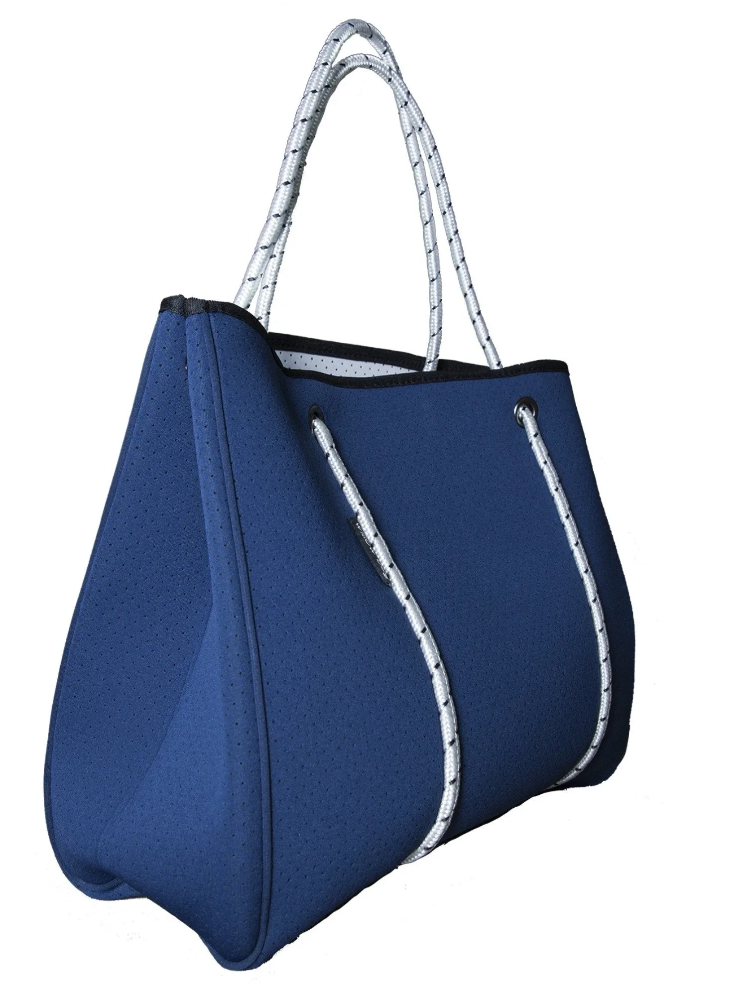 Day Dreamer Tote Bag (Magnetic Closure) | Navy   White