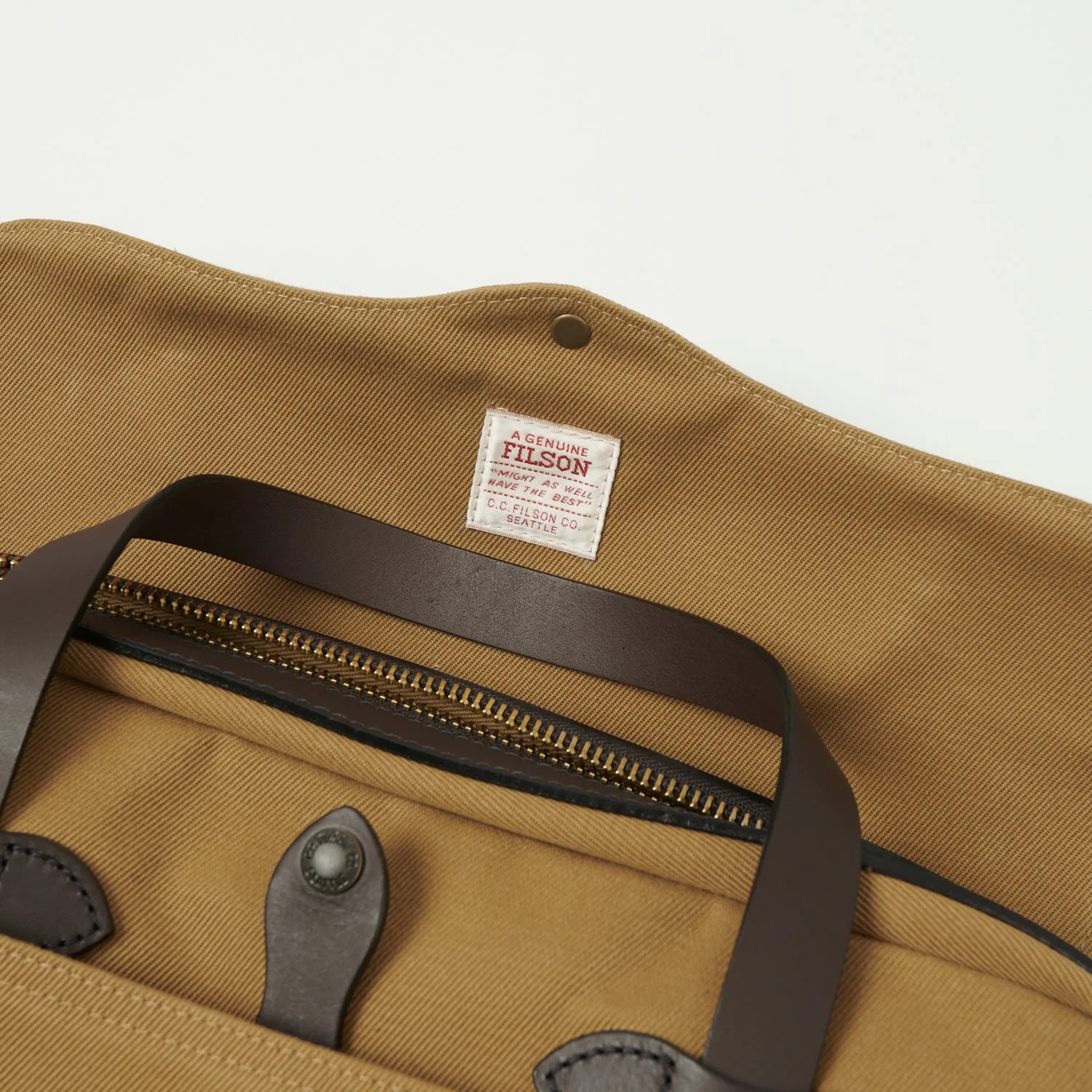 Filson Rugged Twill Original Briefcase - Tan