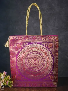 Grand Banarasi Hand bag (12x12)  - WBG0671