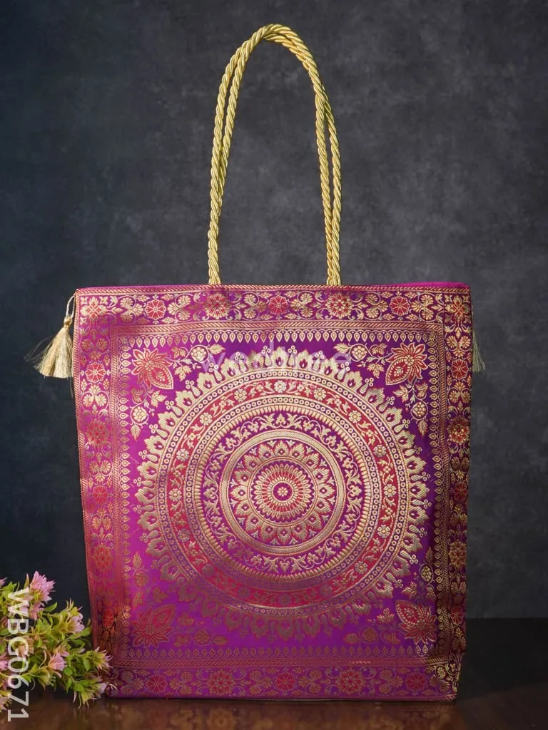 Grand Banarasi Hand bag (12x12)  - WBG0671