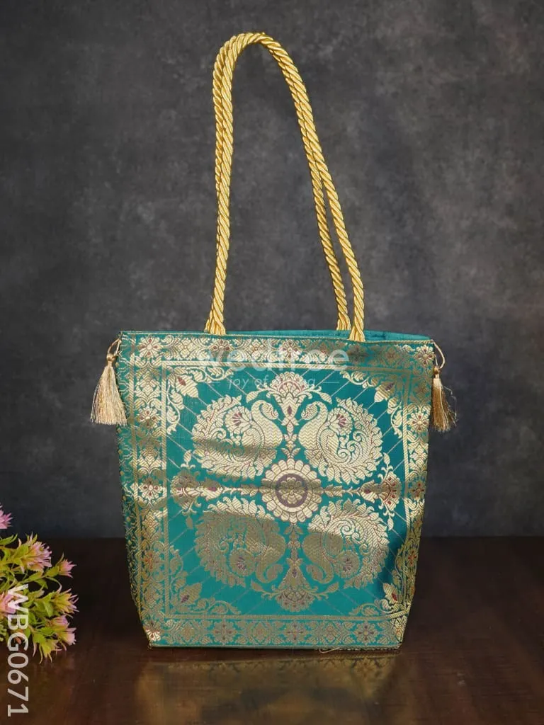 Grand Banarasi Hand bag (12x12)  - WBG0671