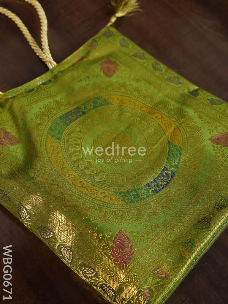 Grand Banarasi Hand bag (12x12)  - WBG0671