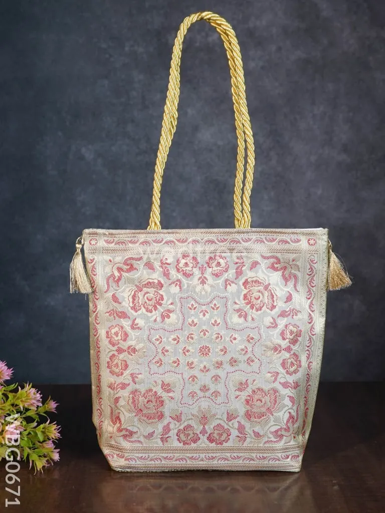 Grand Banarasi Hand bag (12x12)  - WBG0671