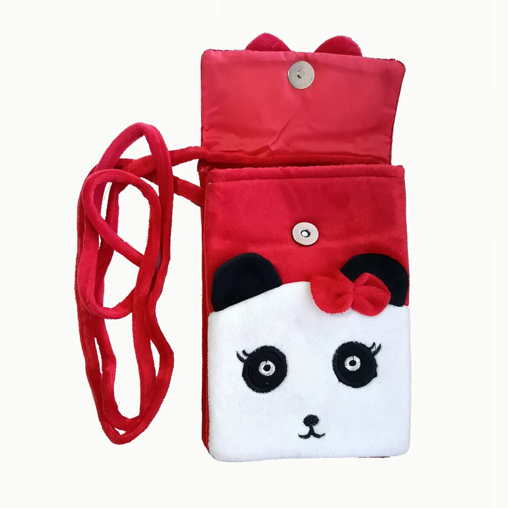 IMARS Panda soft fur kids Pouch