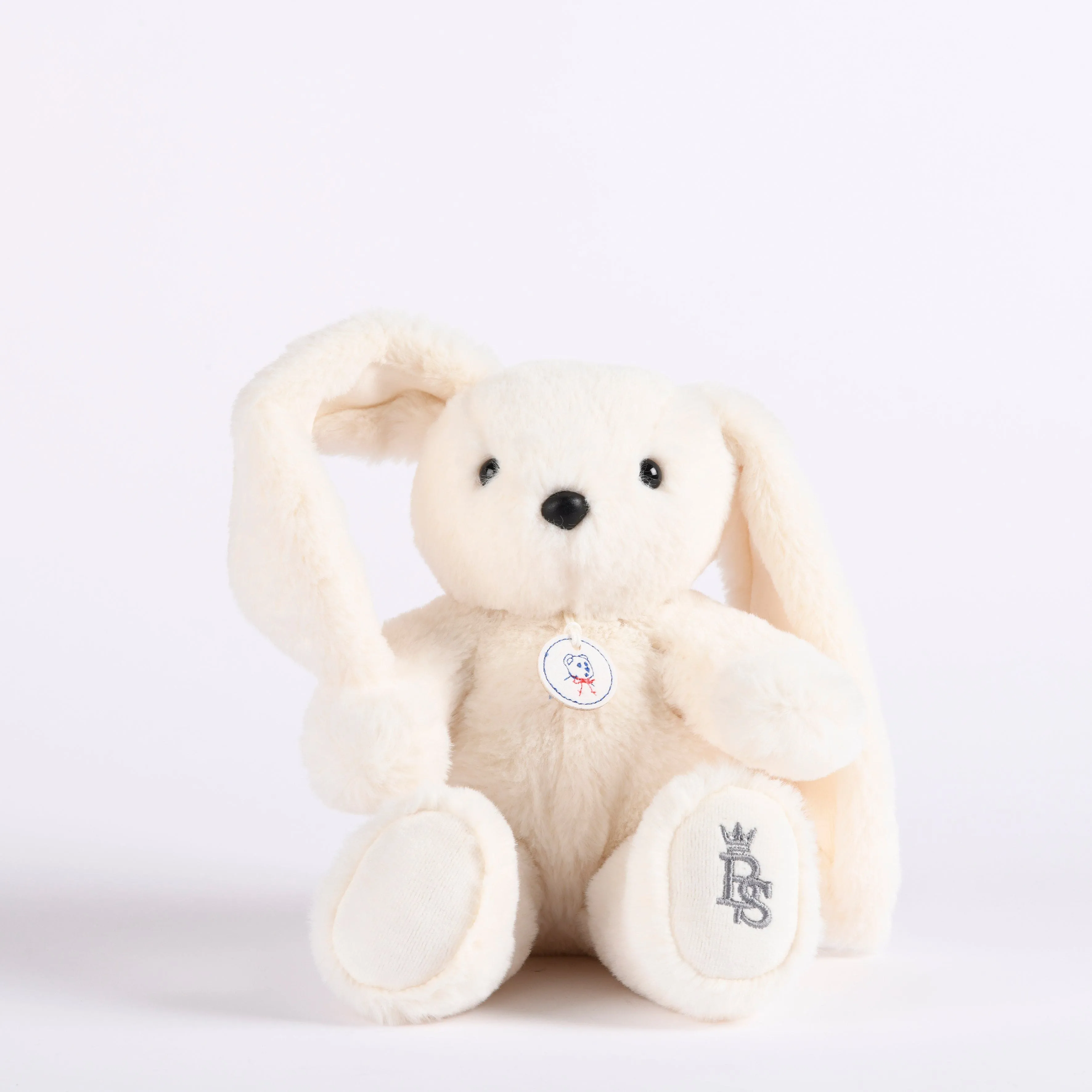 LAPINOU | Ivory Plush Bunny Toy (20cm) | Made in France