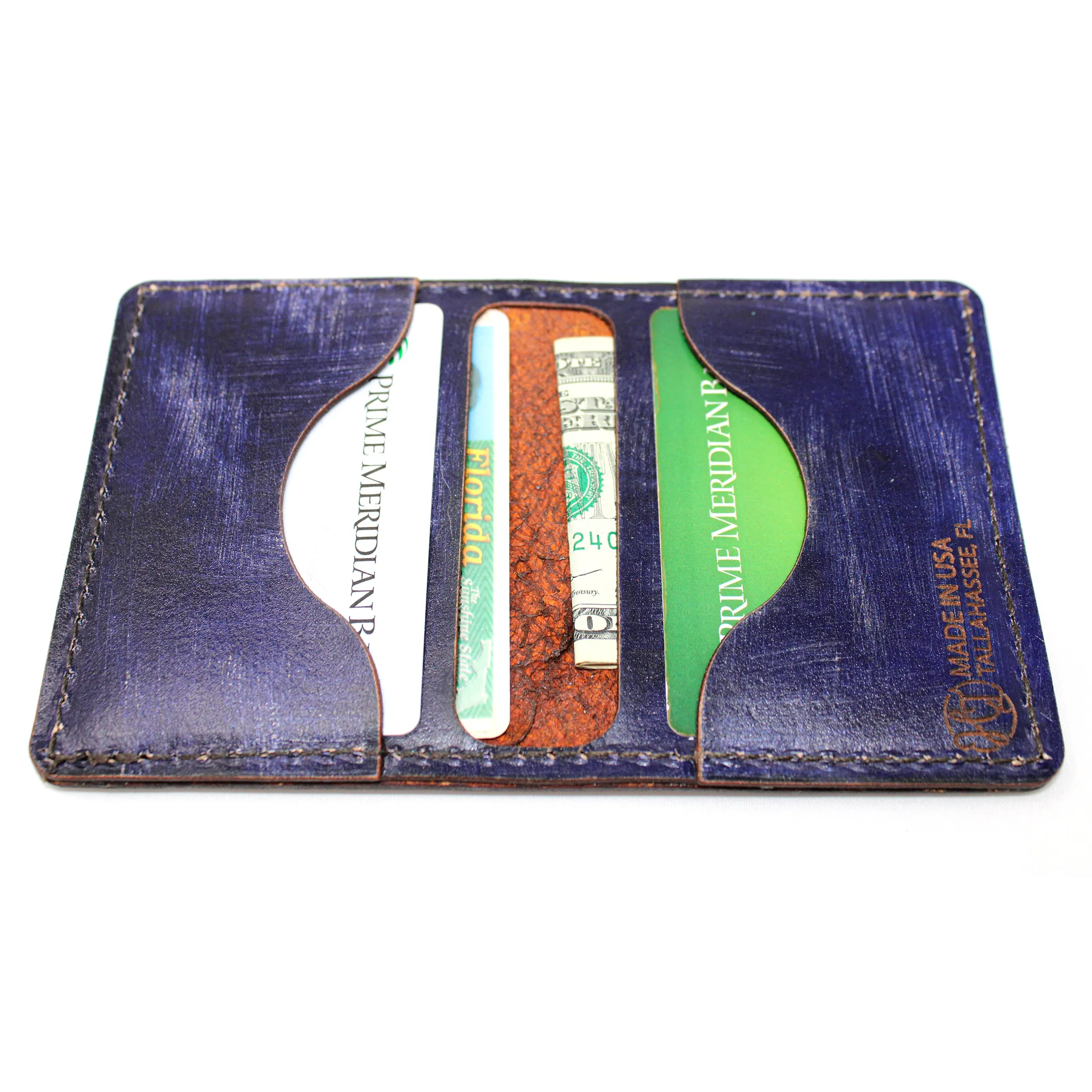 Leather Original Mens Wallet - Blue Marlin