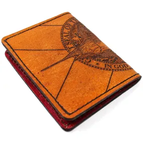 Leather Original Mens Wallet -  FL Flag Swordfish