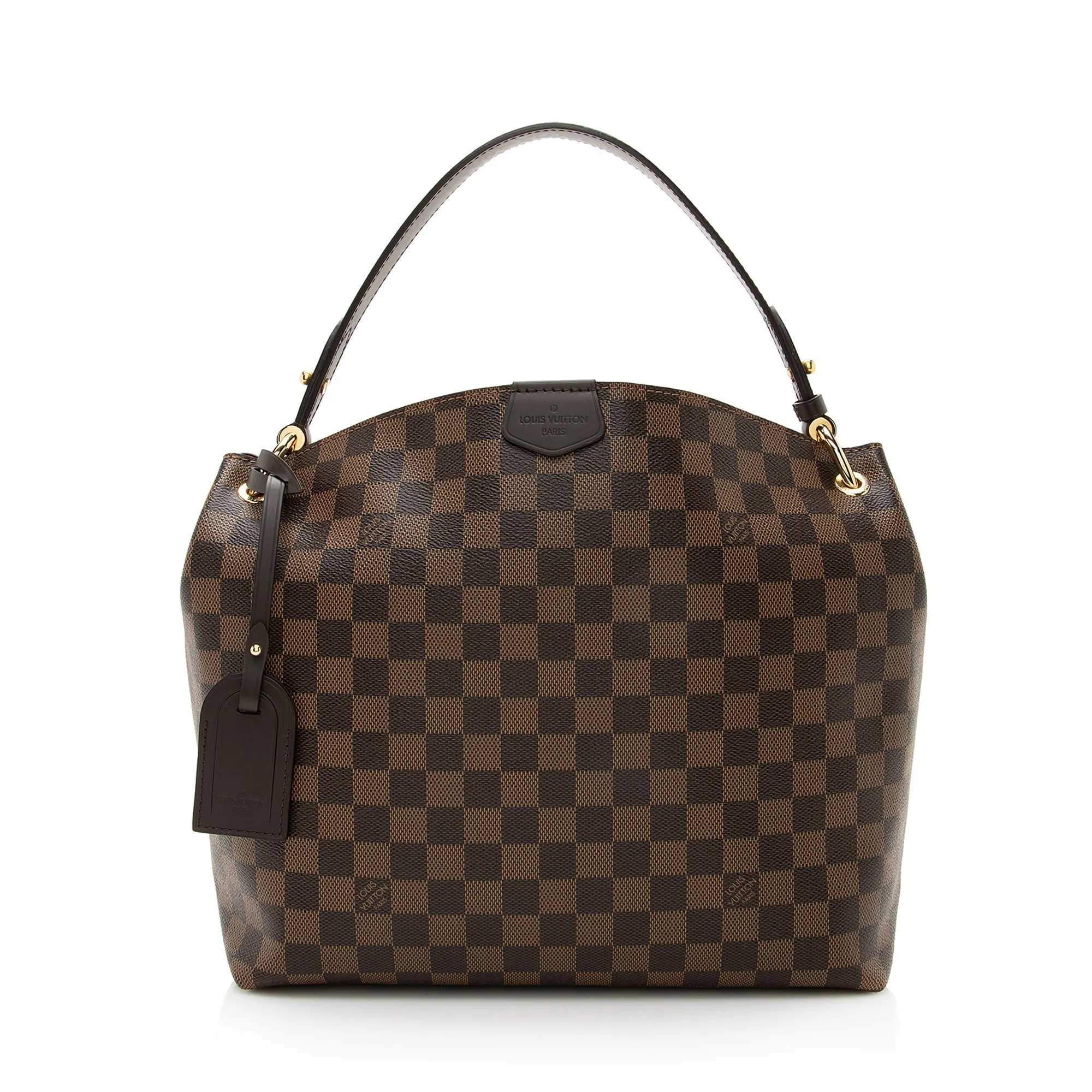 Louis Vuitton Damier Ebene Graceful PM Hobo (SHF-22516)