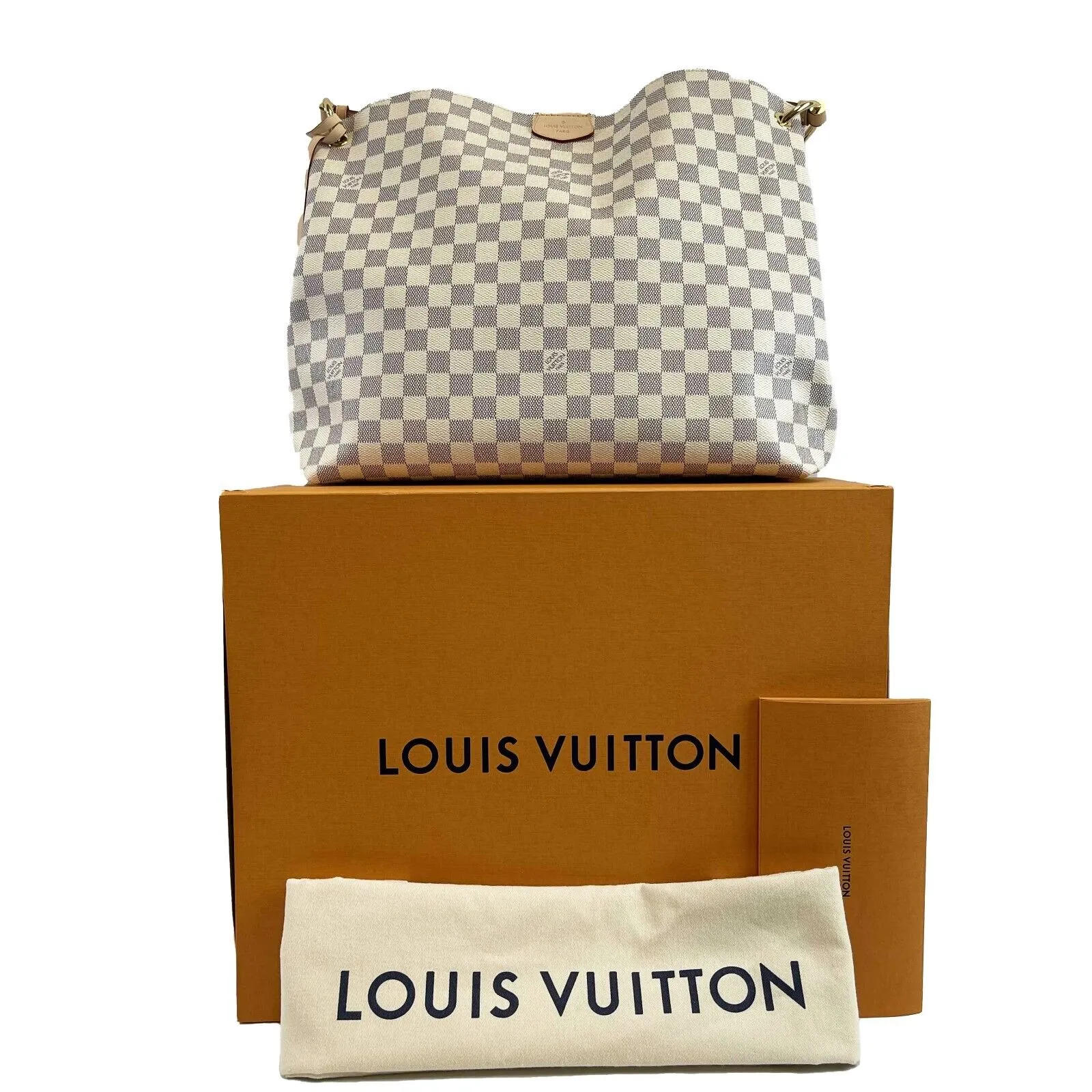 LOUIS VUITTON Graceful Handbag Damier MM