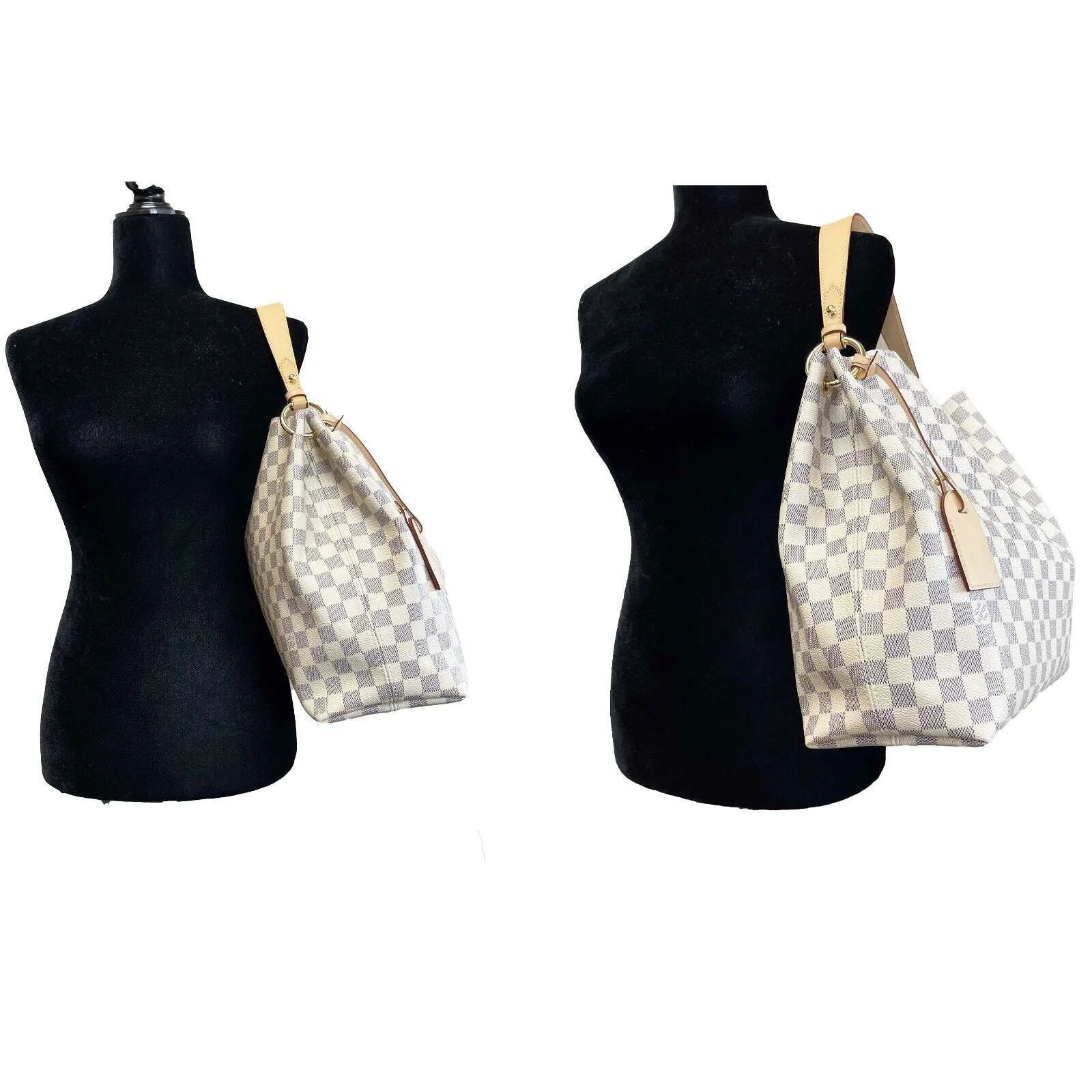 LOUIS VUITTON Graceful Handbag Damier MM