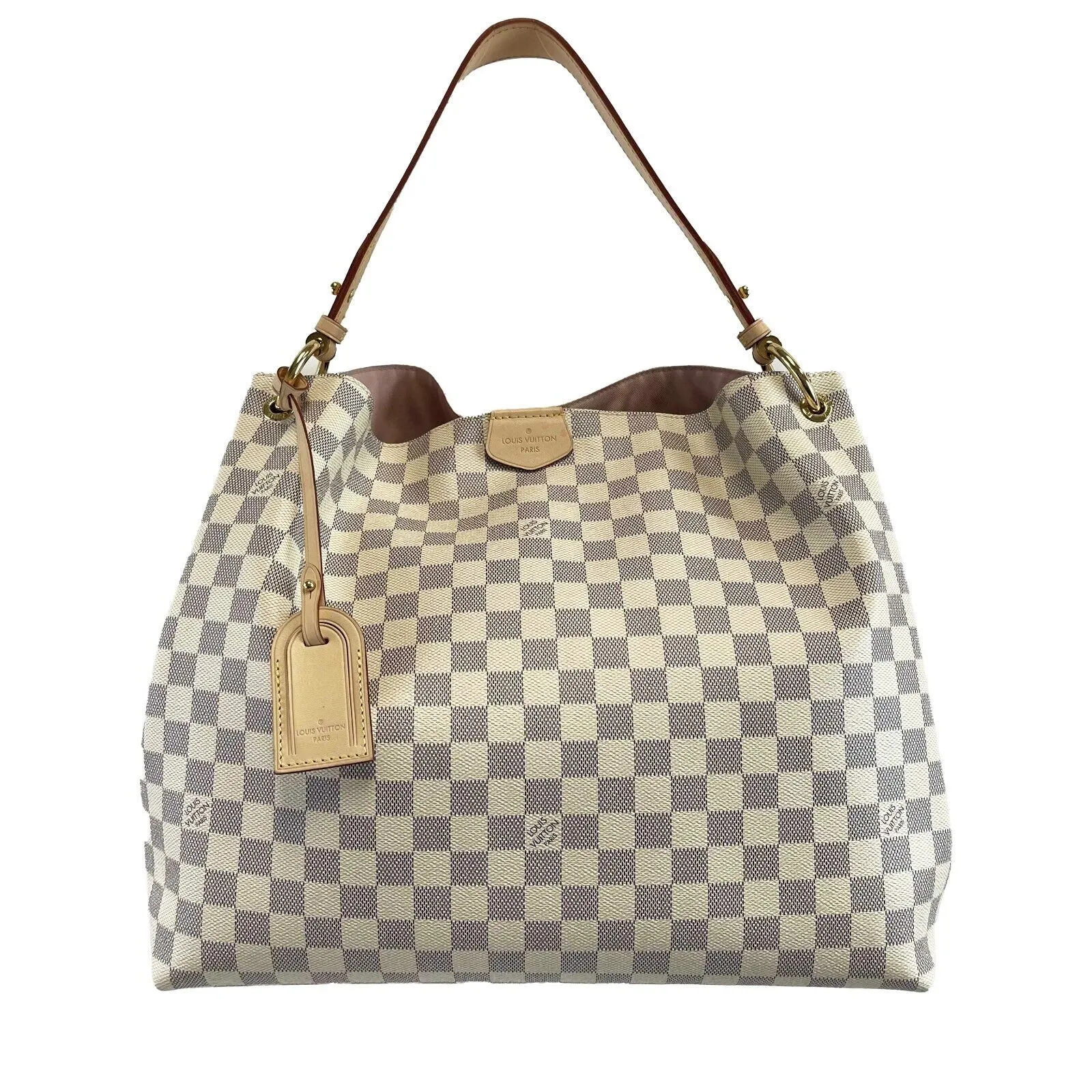 LOUIS VUITTON Graceful Handbag Damier MM