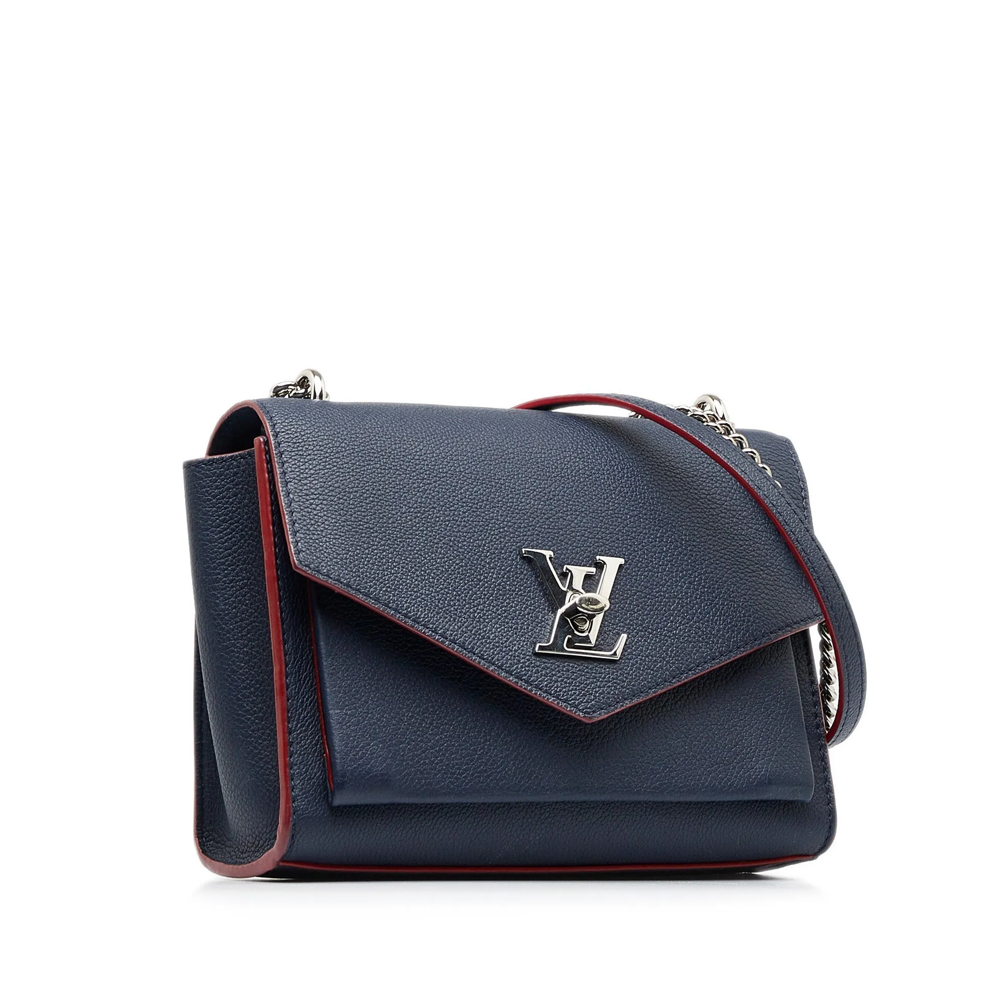 Louis Vuitton Lockme Cabas BB Blue Calfskin