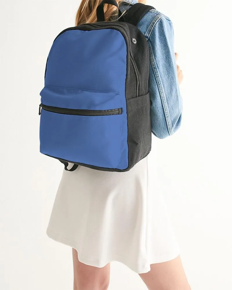 Midtone Blue Canvas Backpack | C80M60Y0K0