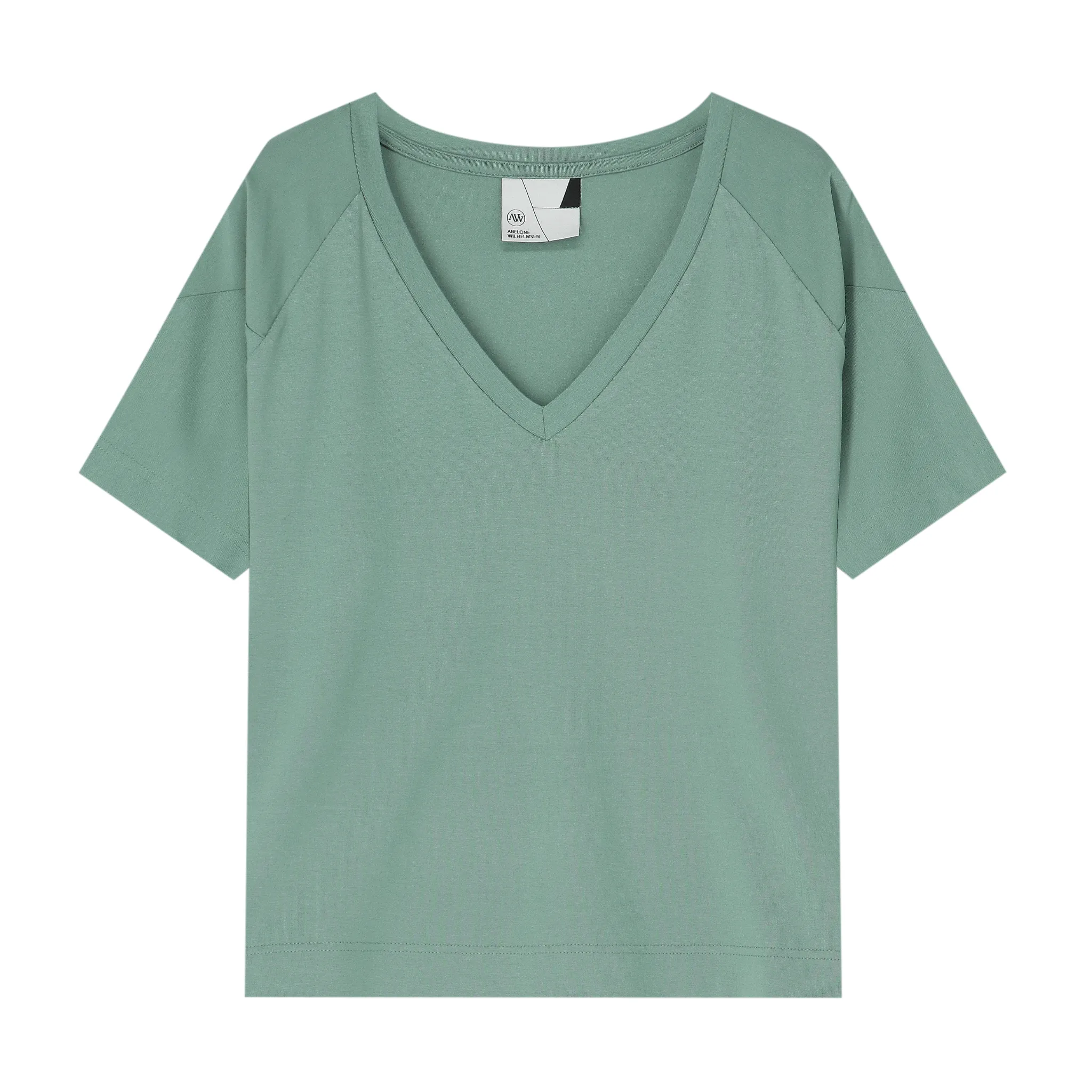 POINTY Blouse V-neck - Dusty Sea Glass