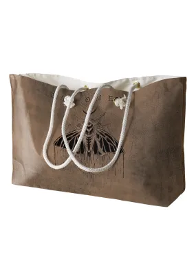 Rocksax Bad Omens Rope Handled Beach Bag - Moth