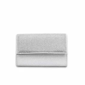 Silver Fancy Clutch P15348