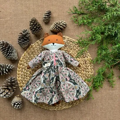 Single Doll- Judy-  Cotton Fabric Toy