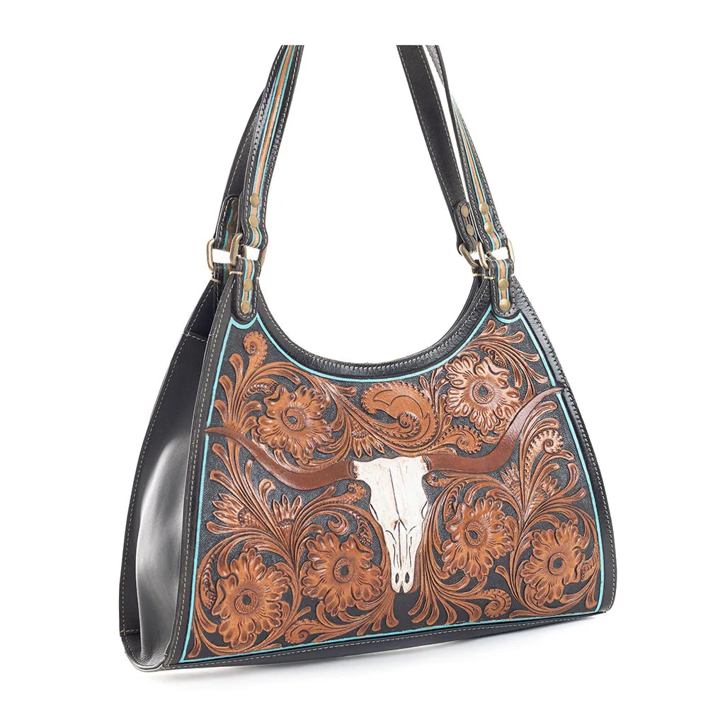 Steer Creek Trail Hand-Tooled Bag