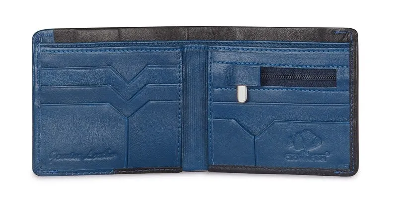 THE CLOWNFISH Blue Men's Wallet (TCFWGL-GTBLU13)