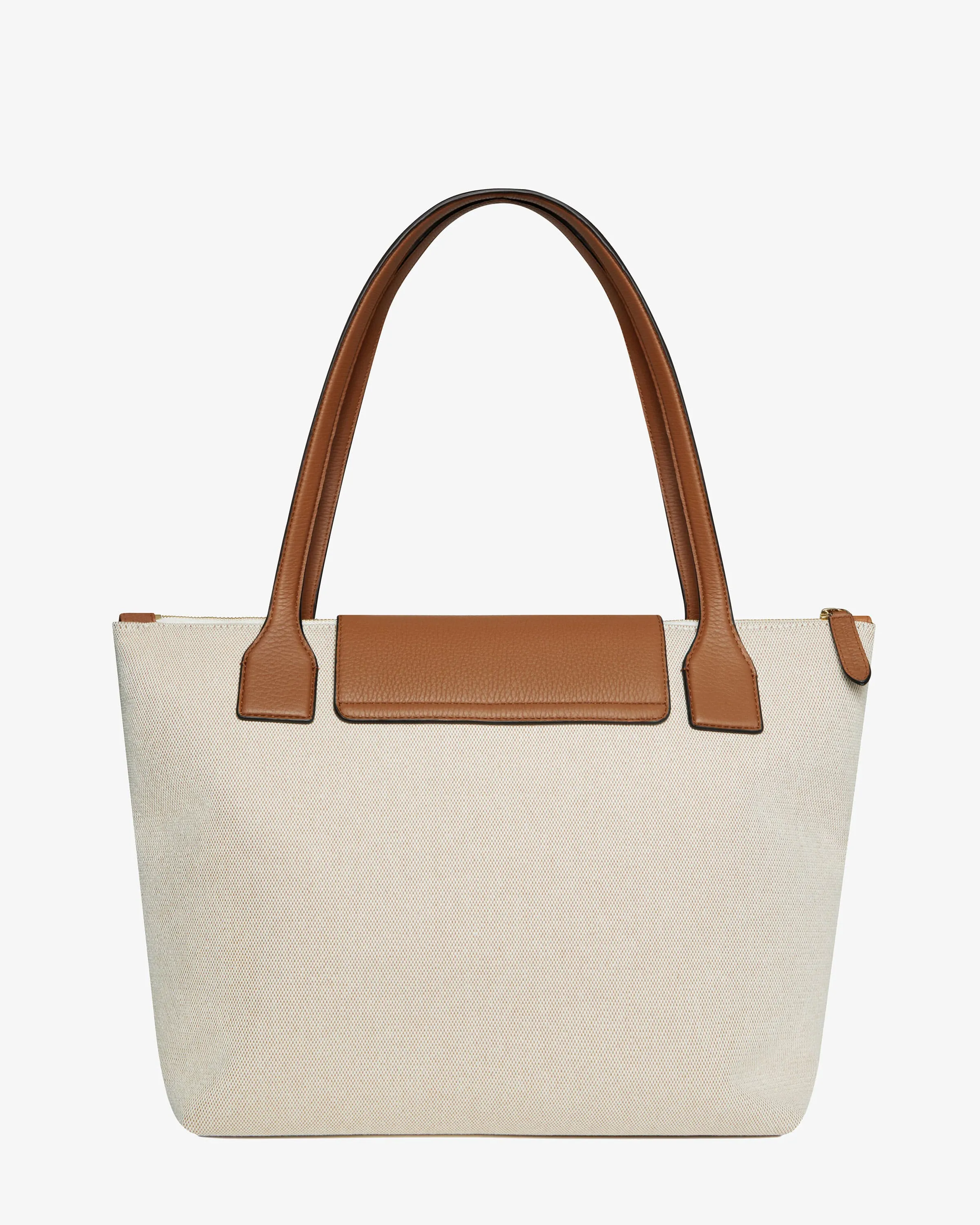 Travel Tote - Canvas Ecru/Tan