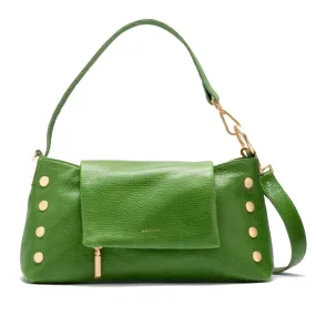 VIP SATCHEL - Palm Green/Brushed Gold