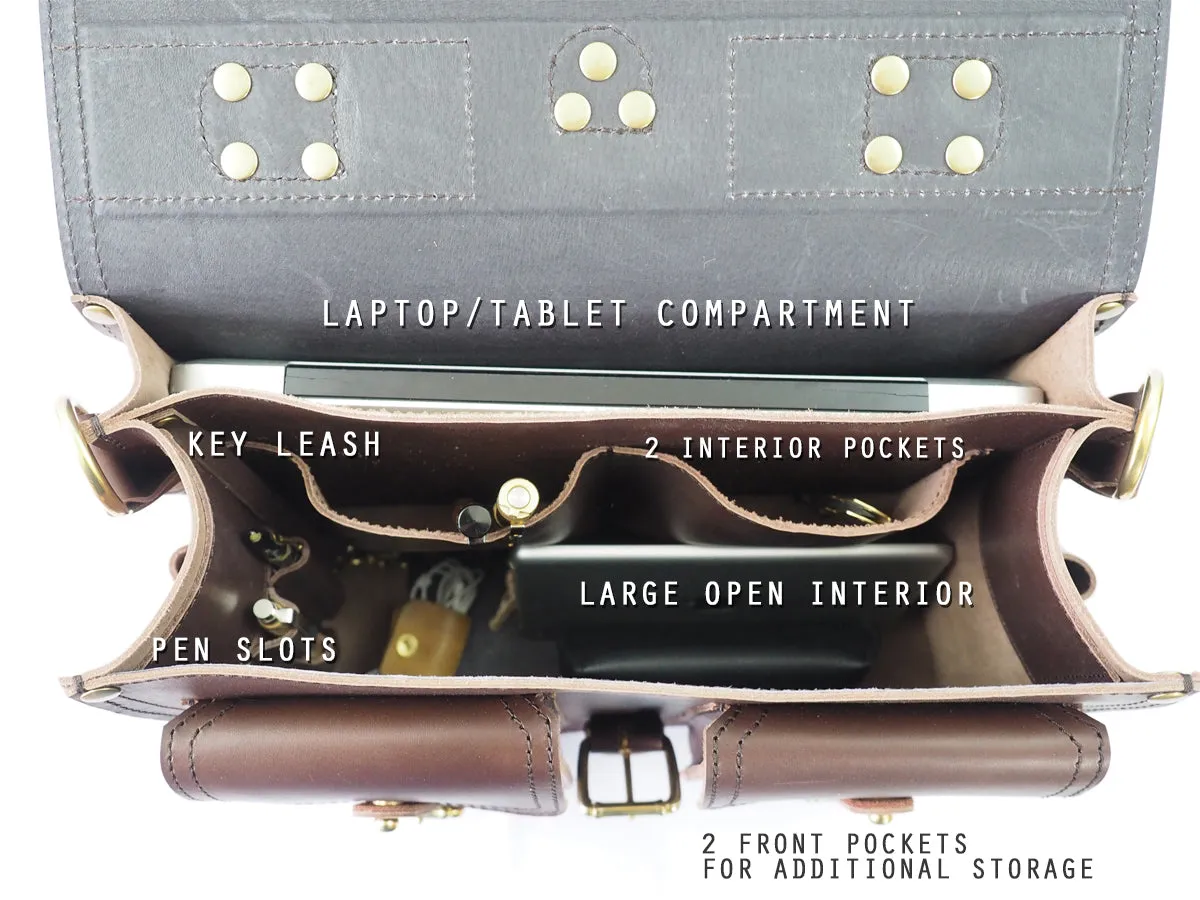 Wing Briefcase - Vintage Leather