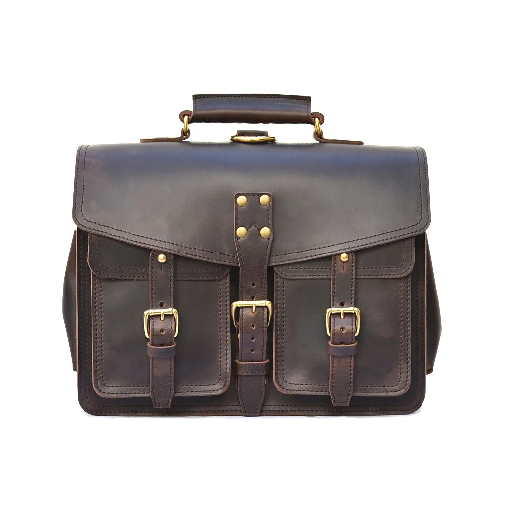 Wing Briefcase - Vintage Leather